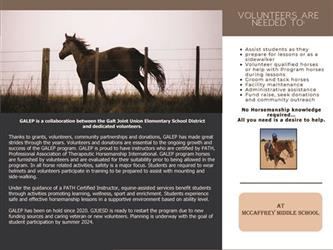 Galt Horse Assisted Learning and Enrichment Program page 2