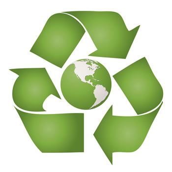 Recycle logo link