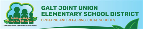 Galt Joint Union Elementary School District Header