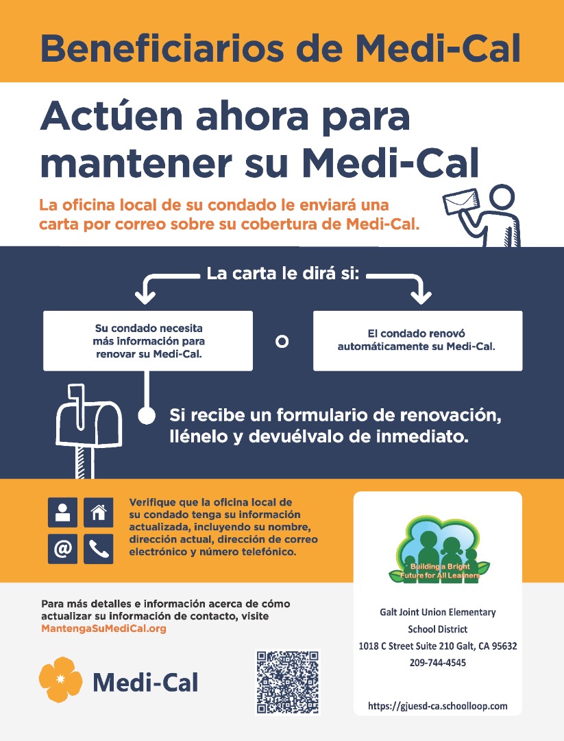 Medi-Cal Flyer in Spanish